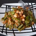 Judías verdes con tomate y pavo