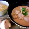 ALBÓNDIGAS DE POLLO CON SALSA DE CHAMPIÑONES[...]
