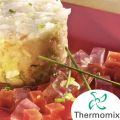 Tartar de langostinos con gelatina de lima y[...]