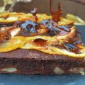 Pastel de peras con chocolate