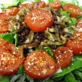 Ensalada de canónigos, setas salteadas y[...]