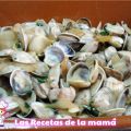 Receta de chirlas o almejas con cebolla