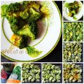 Brécol asado al curry (Receta fácil de dieta)