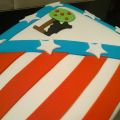 TARTA ESCUDO ATLÉTICO DE MADRID