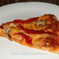 Pizza con carne y panceta...