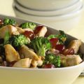 Ensalada de pollo y brócoli