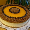 Tarta Mousse de Queso y Melocotón