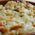 Arroz con queso gratinado