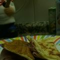 Creps de jamón y queso