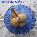 HELADO DE CAFÉ CON CARAMELO Y PIÑONES