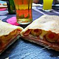 Calzone de Mozzarella y jamón cocido