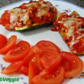 Receta: Calabacín relleno de verduras