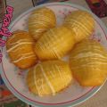 Madeleines de limón con chocolate blanco