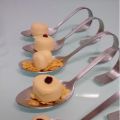 RECETA DE BOMBÓN DE FOIE SOBRE TIERRA DE CEREAL