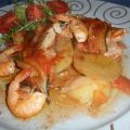 RAYA  EN SALSA DE PIMIENTO ROJO