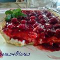 TARTA DE LIMA Y FRAMBUESAS AL RON ....REGRESO