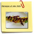 Naranjas al vino tinto
