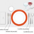 DE LA COLOCACIÓN DE LOS CUBIERTOS