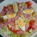 Ensalada mixta con vinagreta de limón y miel