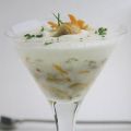 ESPUMA DE CHAMPAGNE CON BERBERECHOS AL LIMÓN
