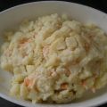 Coliflor rellena de gambas