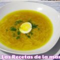 Receta de Sopa de fideos