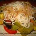 Fideos de Arroz con Verduras
