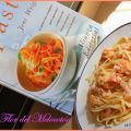 ESPAGUETIS CON SALMÓN Y GAMBAS