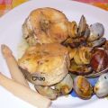 Pescadilla con Chipirones y Almejas.