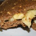 Sandwich caliente de plátano
