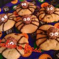 Cookies-araña para Halloween