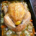 El tradicional pollo al horno