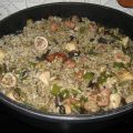Arroz de pagès con calamares en conserva