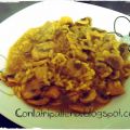 Arroz con champiñones al curry