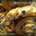 Rollitos de crema y chocolate