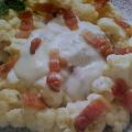 coliflor con salsa blanca y bacon
