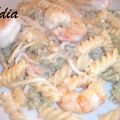 ESPIRALES CON GULAS Y GAMBAS