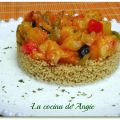 COUS CUS CON VERDURAS Y SALSA DE MENTA