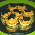 CANAPÉS DE MEJILLONES Y ATÚN