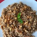 MEJADDARA(ARROZ CON LENTEJAS RECETA ÁRABE)