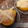 MELOCOTONES RELLENOS DE ATÚN CON ESPARRÁGOS