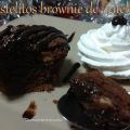 Pastelitos brownie de nutella