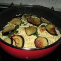 Spaetzle d'Alsace con berenjenas