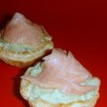 TARTALETAS DE AGUACATE CON SALMÓN
