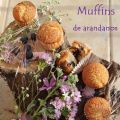 Muffins de  arándanos  sin huevo