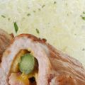 Rollitos de cerdo con fruta