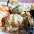 RISOTTO CON RAPE Y MARISCO