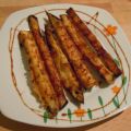 Tempura de berenjenas con Miel de caña