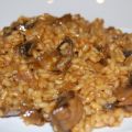 Arroz meloso con setas