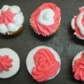 cupcakes de fresa y ron